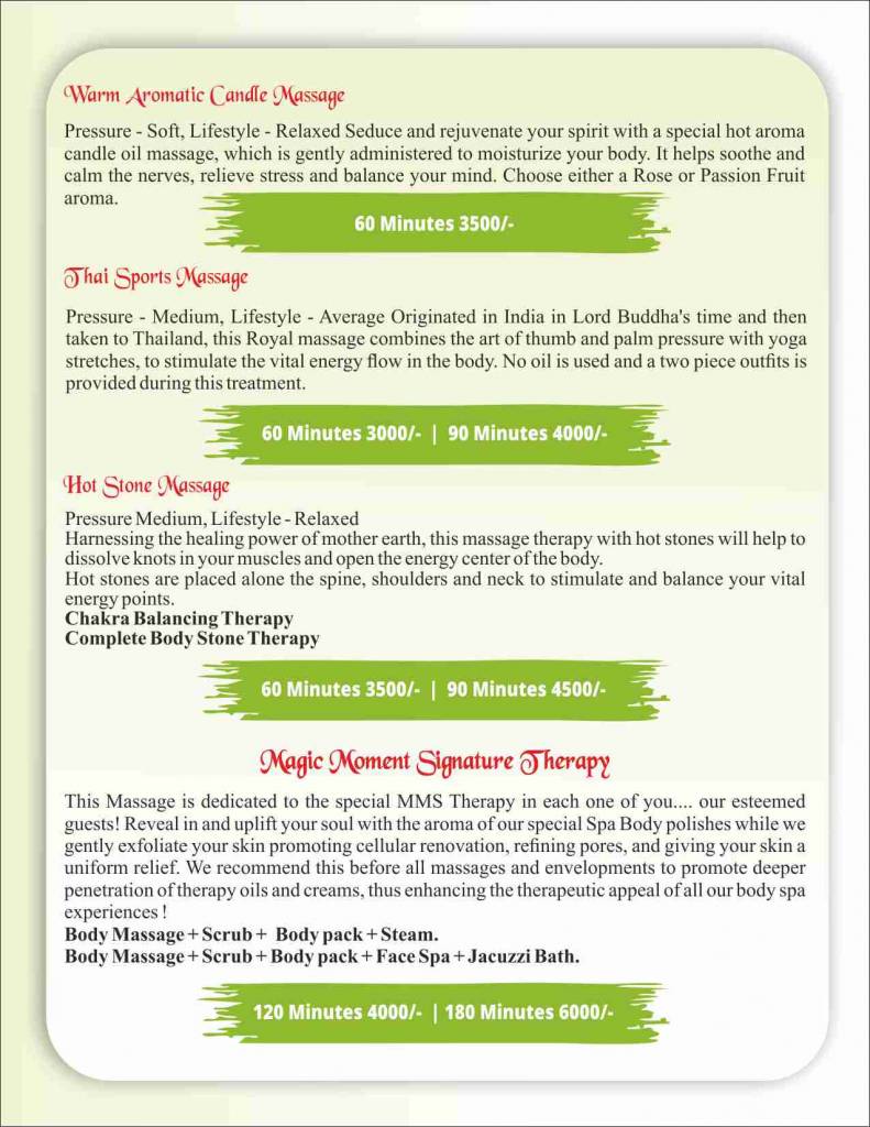 magic moment spa sevices jaipur